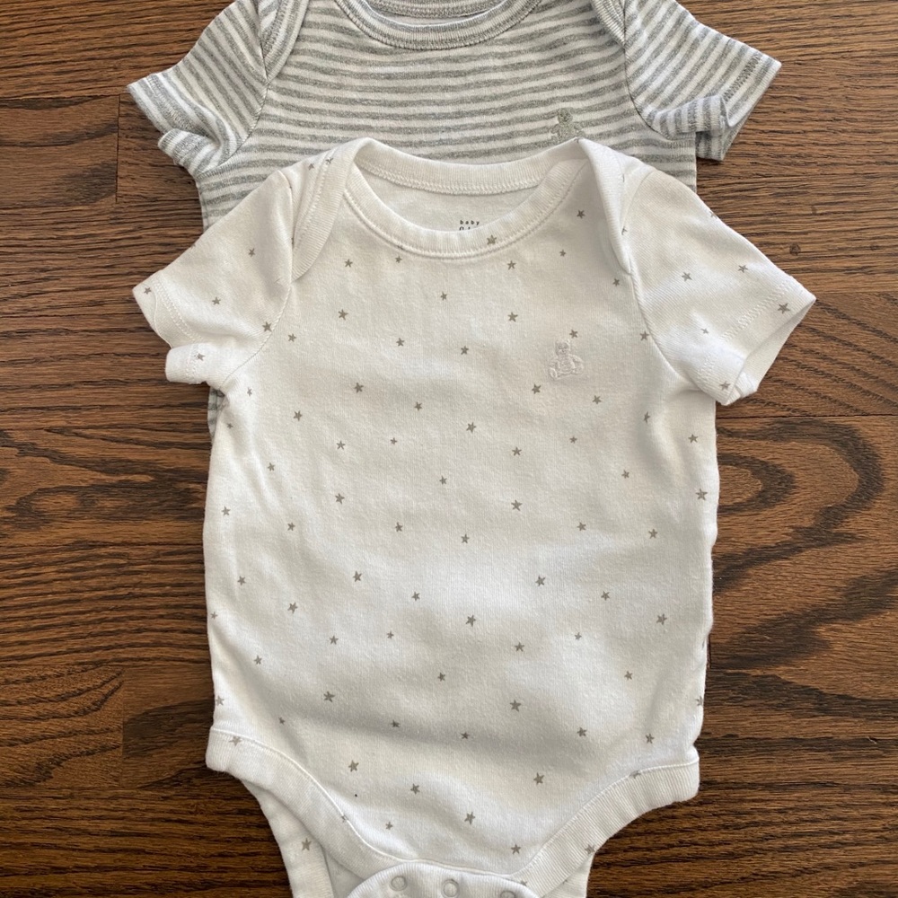 0-3M babyGap short sleeve onesies